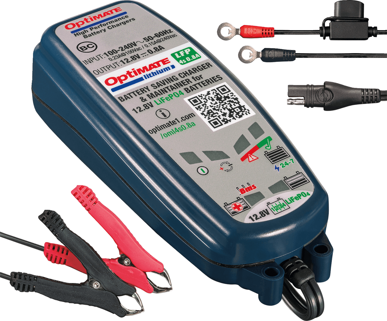TECMATE 3807-0265 Battery Charger/Maintainer - Lithium