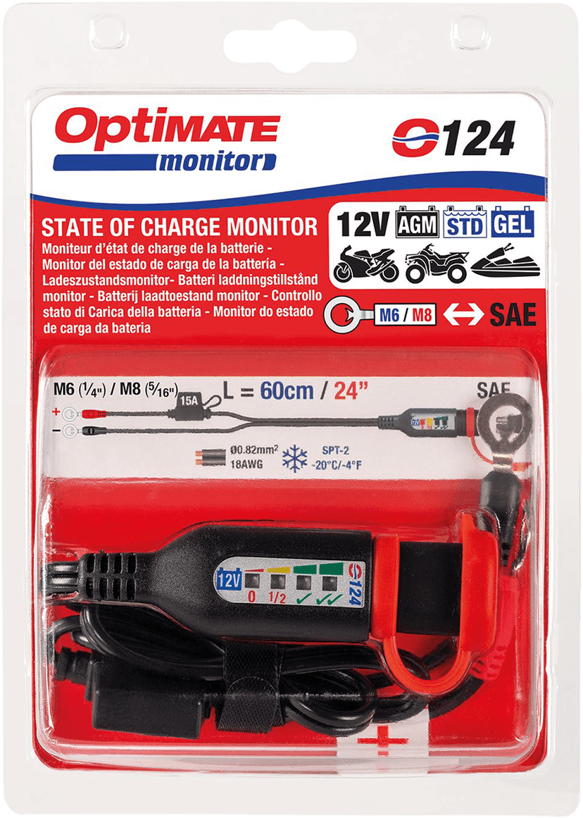 TECMATE 3807-0317 Permanent Power Lead with Battery/Charge Status - 24" — image 2 of 4