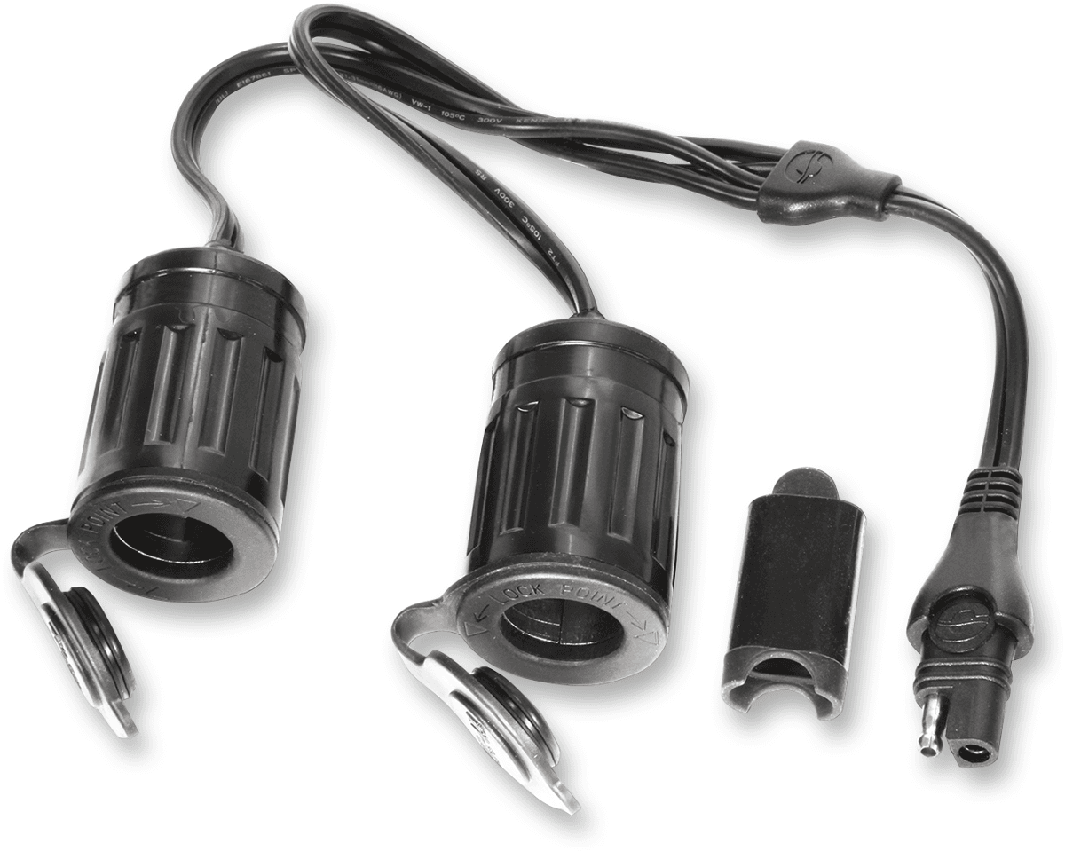 TECMATE 3807-0326 Y-Splitter - SAE to Dual Socket Adapter