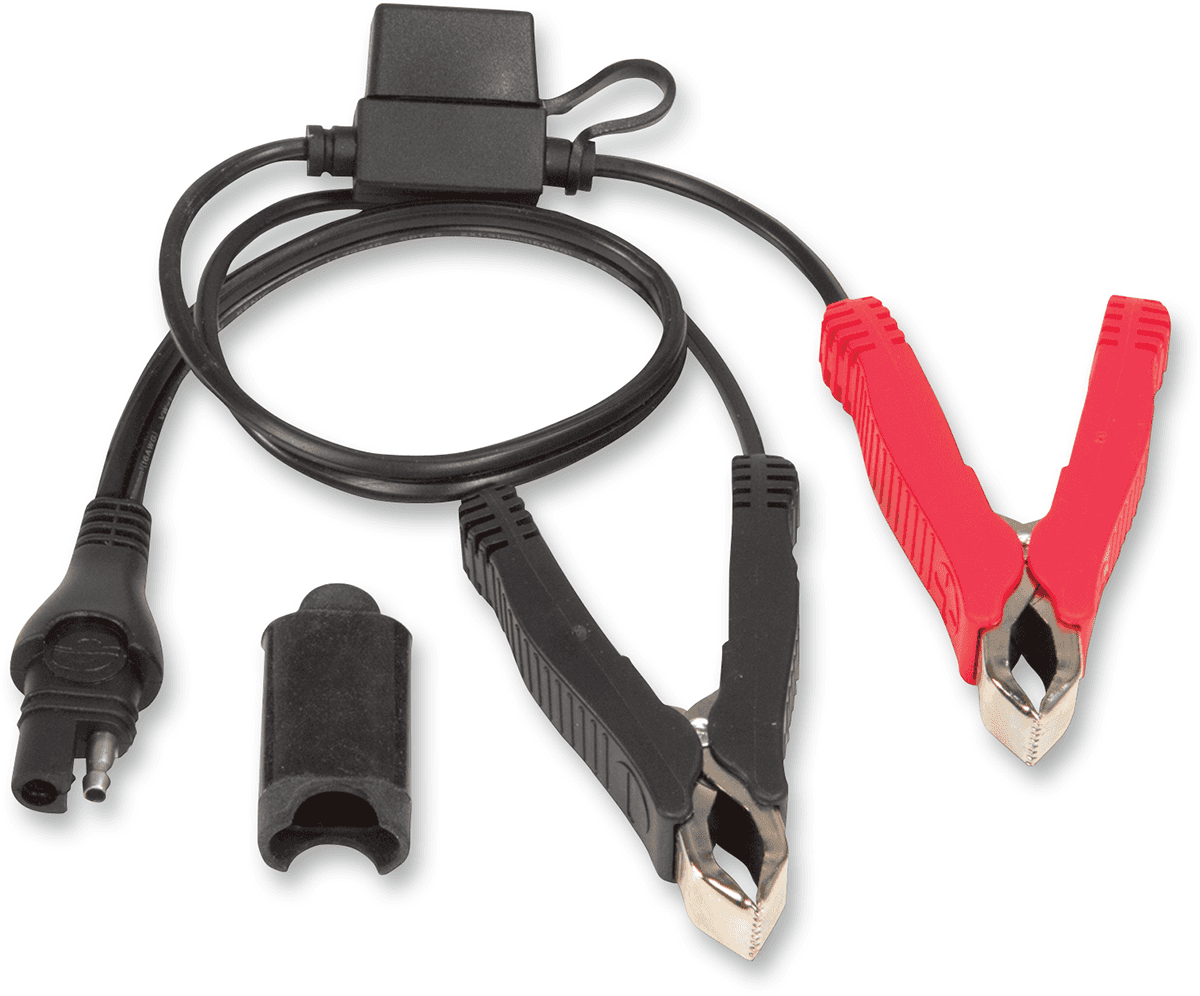 TECMATE 3807-0335 Charger Cord - SAE to Fused Battery Clips