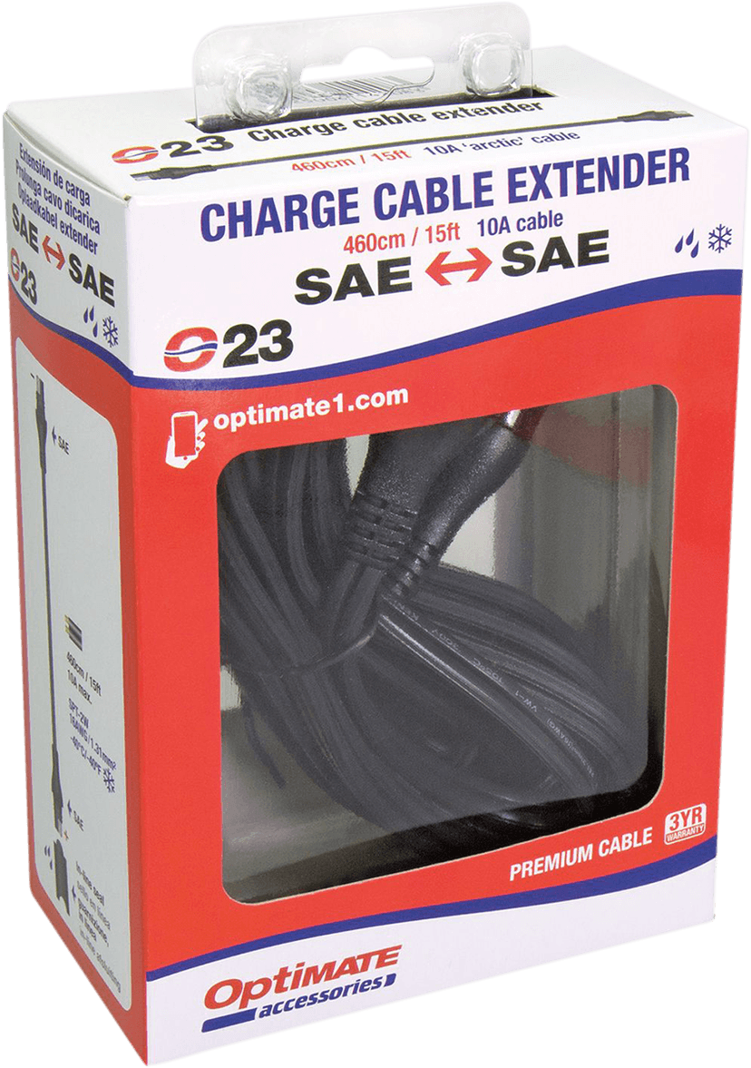 TECMATE 3807-0336 15' Extender - Charger Cable — image 2 of 2