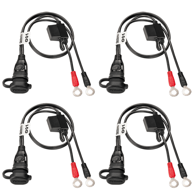 TECMATE 3807-0424 Battery Lead with Ring Terminal - 12V - Fused - 4 Pack — image 1 of 3