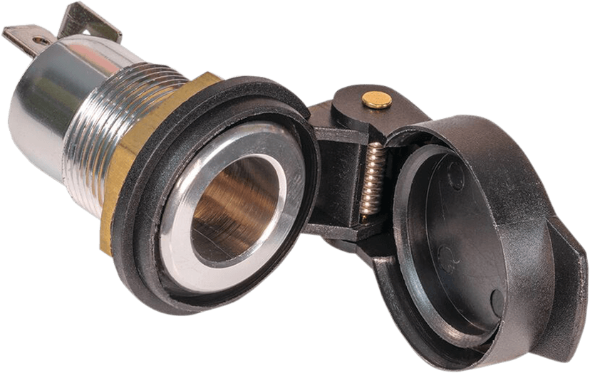 TECMATE 3807-0466 DIN Socket - Panel Mount - Flip Cap — image 2 of 5