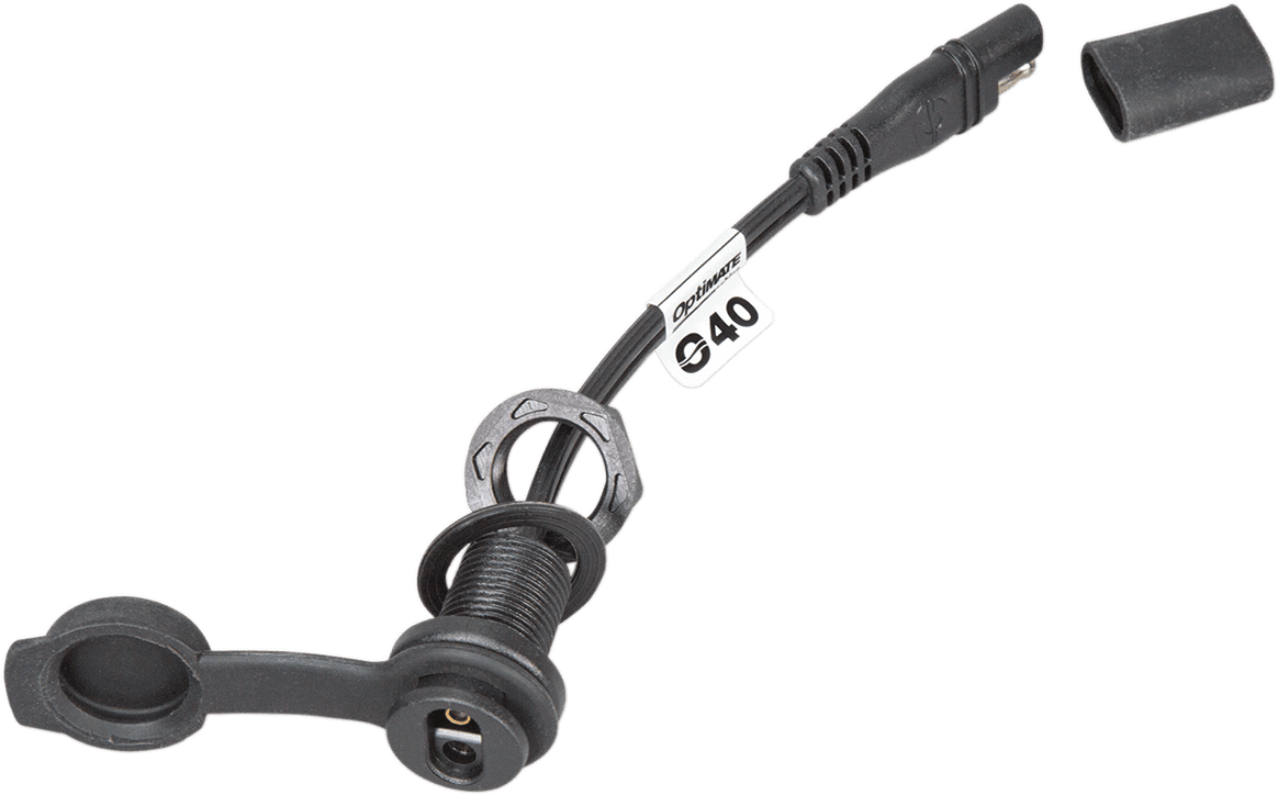 TECMATE 3807-0476 Weatherproof SAE Thin Panel Mount Socket O-40 - Short