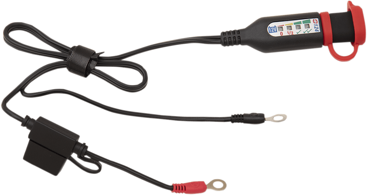TECMATE 3807-0491 Permanent Power Lead with Battery/Charge Status - Jar of 20