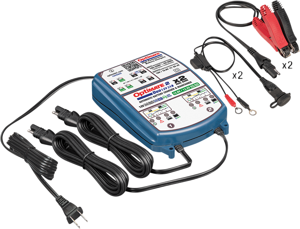 TECMATE 3807-0573 Battery Charger/Maintainer - 2-Bank
