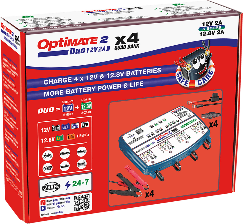 TECMATE 3807-0574 Battery Charger/Maintainer - 4-Bank — image 2 of 2
