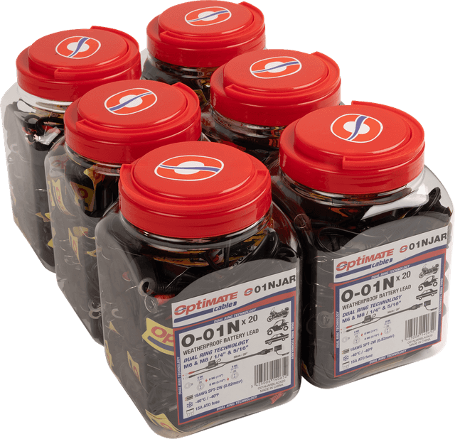 TECMATE 3807-0599 Battery Lead with Ring Terminal - 12V - Fused - 6 Jars — image 1 of 2