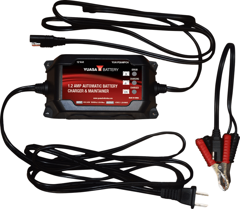 YUASA 3807-0661 Battery Charger/Maintainer - Automatic - 1.2 Amp/12 V — image 1 of 2