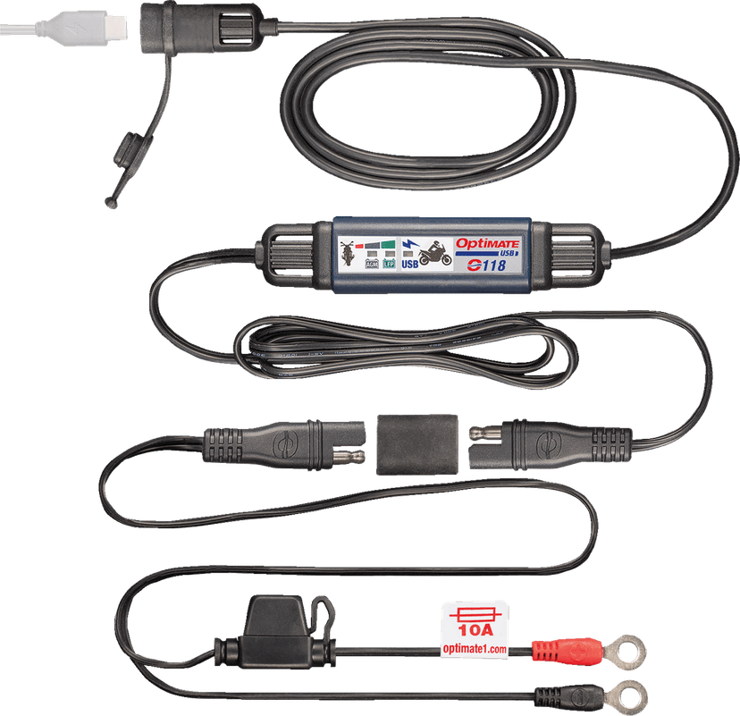TECMATE 3807-0664 Battery to USB-C Charger with SAE — image 2 of 3