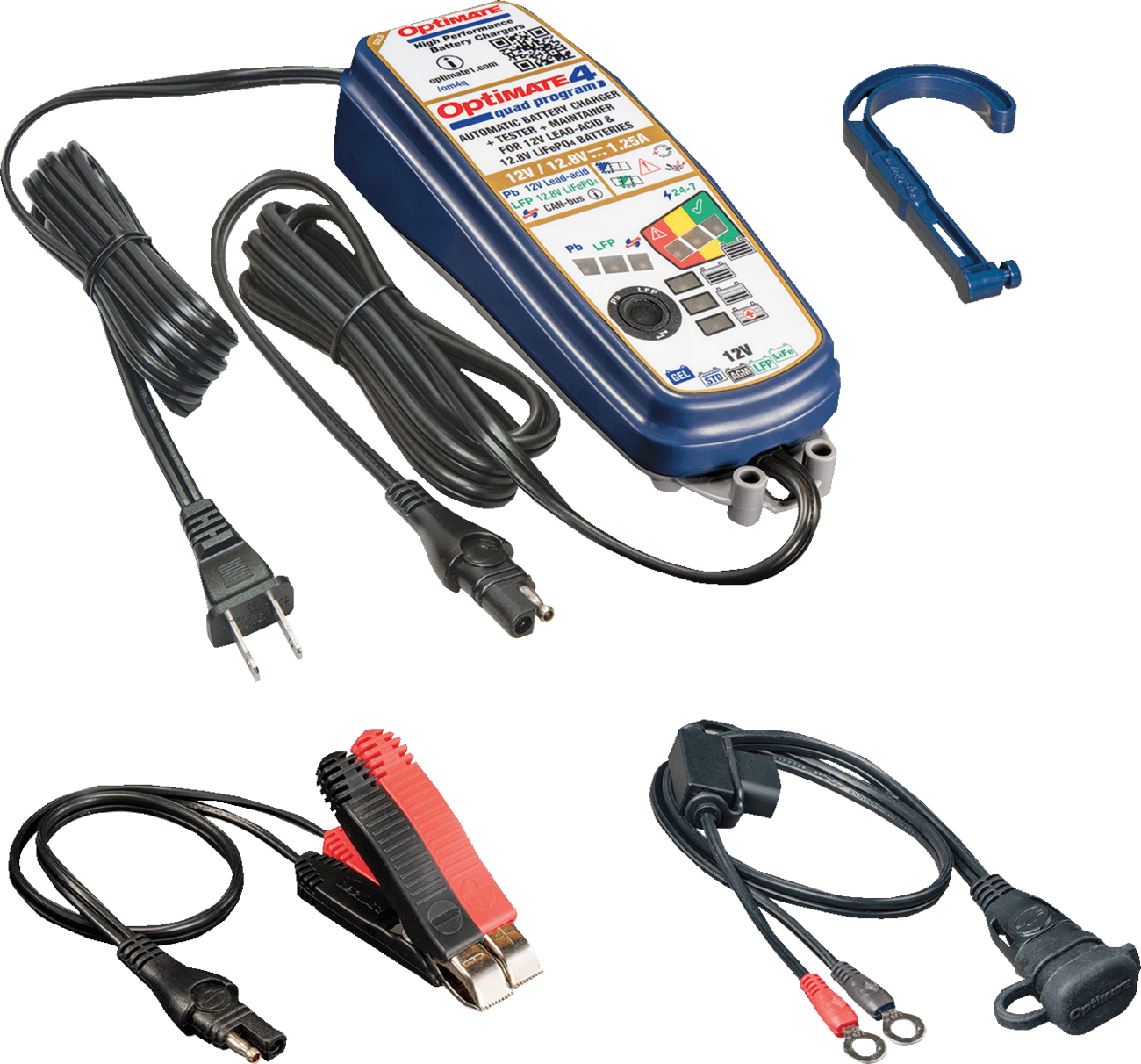 TECMATE 3807-0675 Battery Charger/Maintainer - Quad Programer