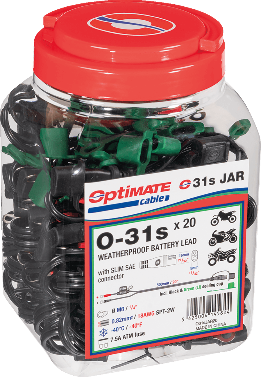 TECMATE 3807-0685 Charging Cable - OptiMate - O-31S - 20 Pack