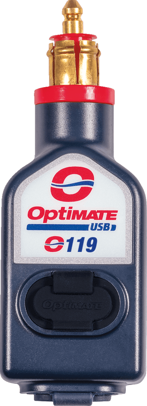 TECMATE 3807-0687 Dual USB Charger - 180° BIKE Plug - USB-A/USB-C — image 1 of 3