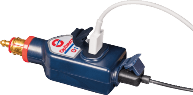 TECMATE 3807-0687 Dual USB Charger - 180° BIKE Plug - USB-A/USB-C — image 2 of 3