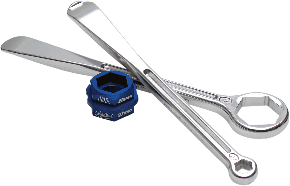 MOTION PRO 3810-0072 Tire Lever/Wrench - T6 - Hex - Closed End/Contoured - with Adapter - Set