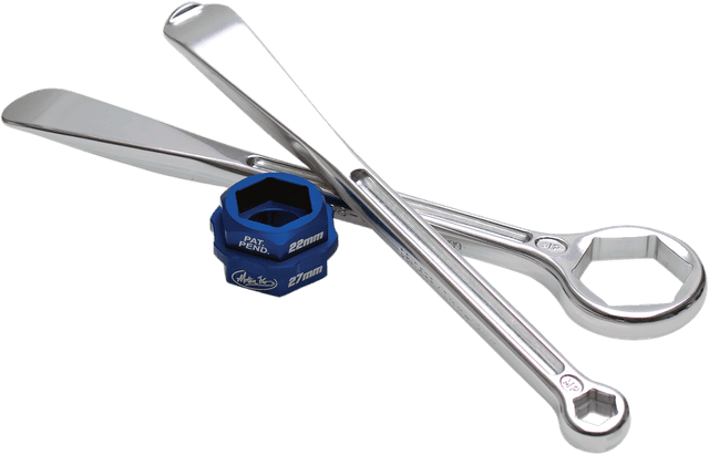 MOTION PRO 3810-0072 Tire Lever/Wrench - T6 - Hex - Closed End/Contoured - with Adapter - Set
