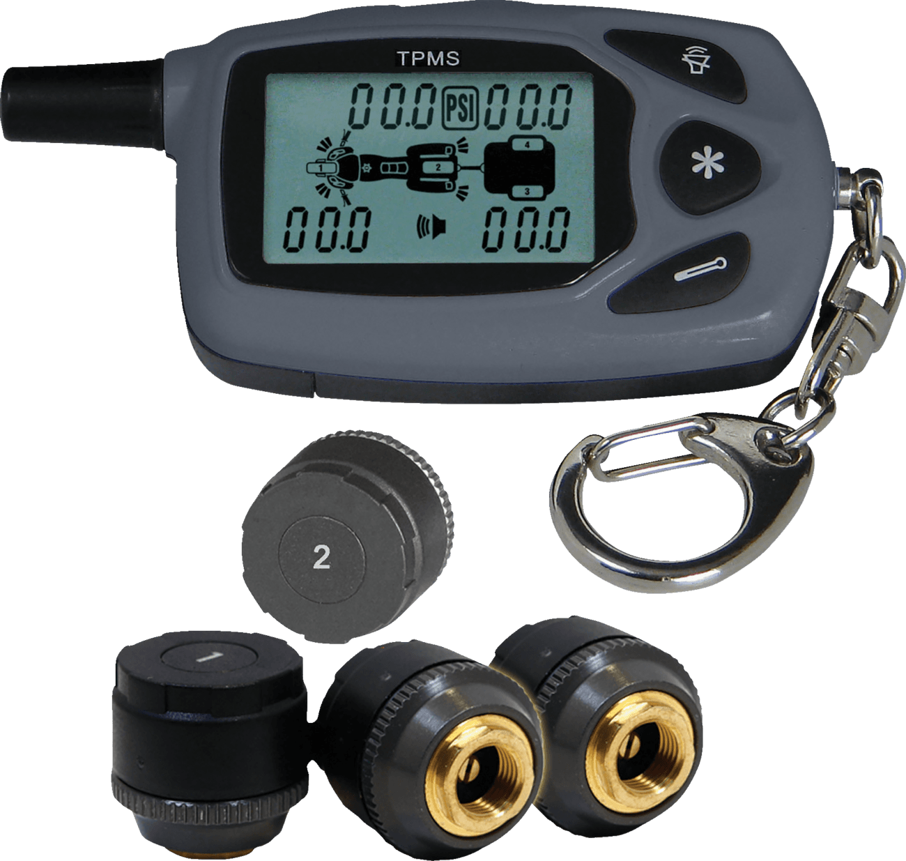 SHOW CHROME 3810-0133 Bike and Trailer Tire Pressure Monitor System