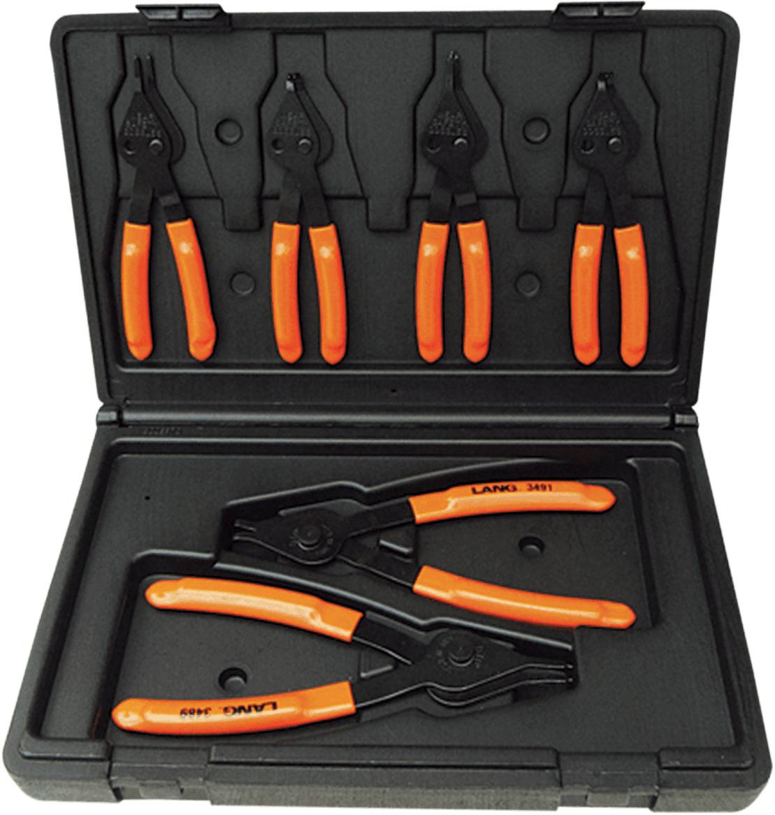 LANG TOOLS 3850-0319 Plier Snap Ring Set - 6-Piece