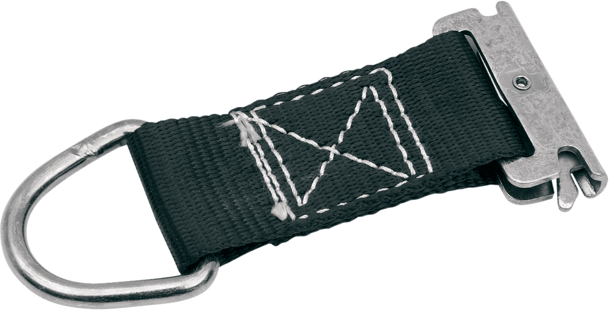 PARTS UNLIMITED 3920-0070 E-Track Strap - 7" - Black