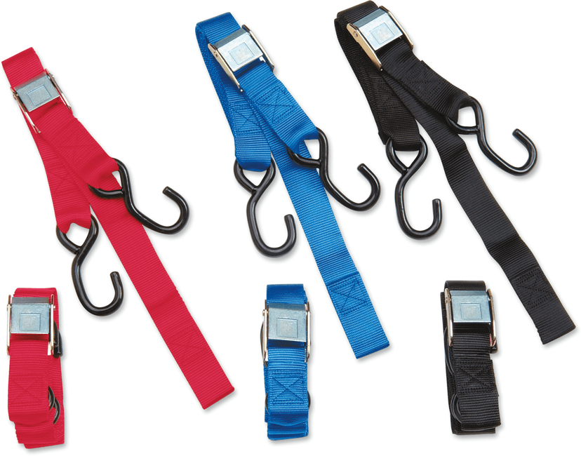 PARTS UNLIMITED 3920-0073 Tie-Down Straps - Cam Buckle - 1" x 5-1/2' - Blue — image 2 of 2