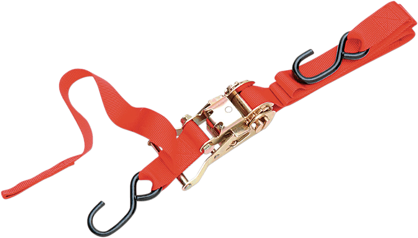 PARTS UNLIMITED 3920-0075 1" Ratchet Tied Down - Assist - Red
