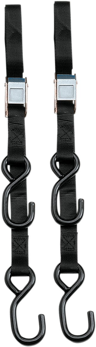 PARTS UNLIMITED 3920-0424 7' Tie-Down - Heavy Duty - Black