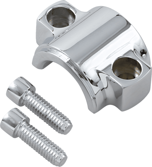 KLOCK WERKS 0403-0039 Axle Cap - Lower Fork Leg - Chrome — image 1 of 2