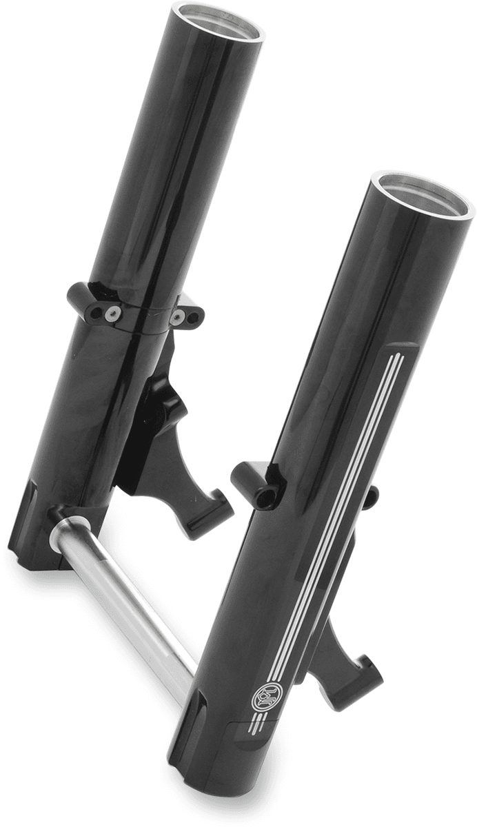 BARNETT 0403-0107 Fork Leg Kit - Black - Lower - Dual Disc - Contrast Cut - '14-'20 FL