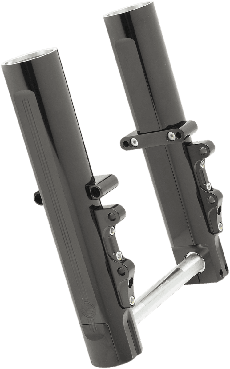 BARNETT 0403-0120 Fork Leg Kit - Black - Lower - Dual Disc - '14-'20 FL