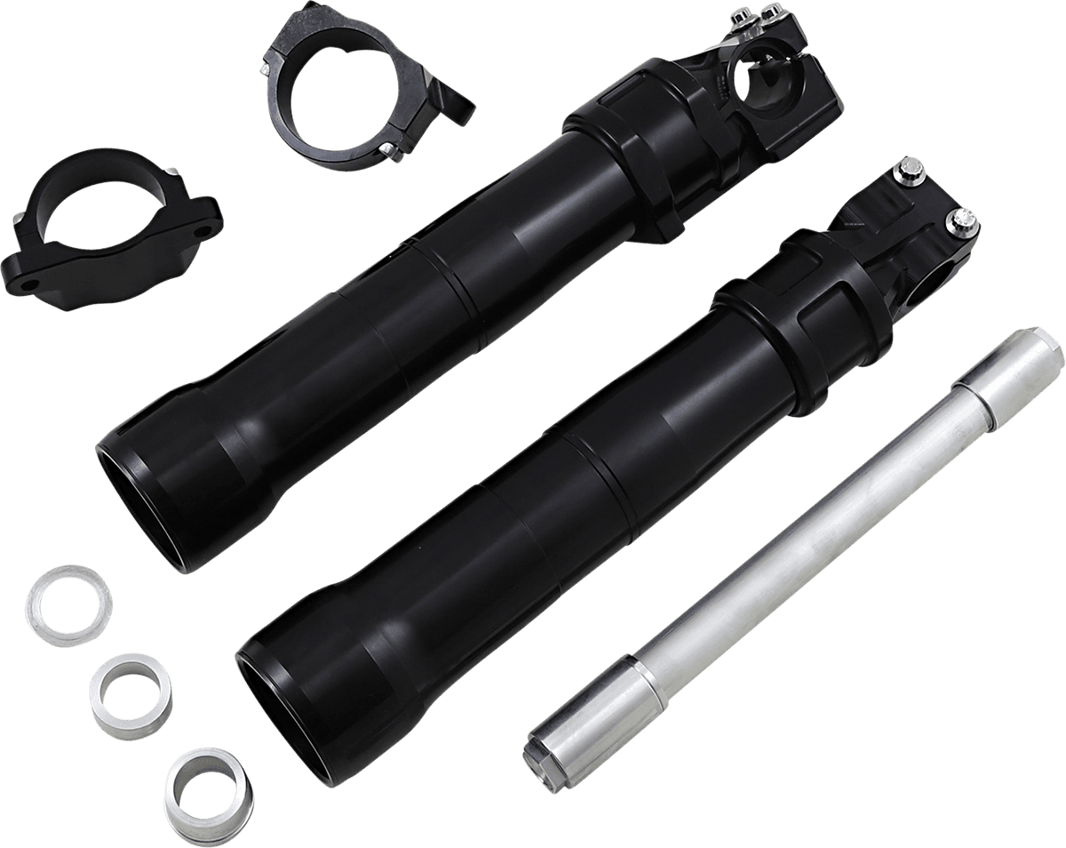 ALLOY ART 0403-0157 Fork Legs - 49 mm - Lower - Black Anodized