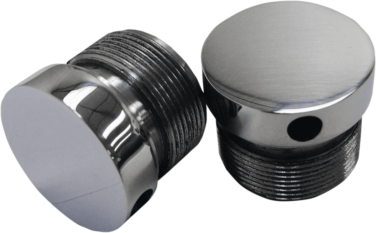 LA CHOPPERS 0404-0288 Flush-Mount Fork Cap - 39 mm - Polished