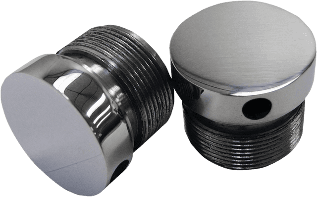 LA CHOPPERS 0404-0288 Flush-Mount Fork Cap - 39 mm - Polished — image 1 of 2