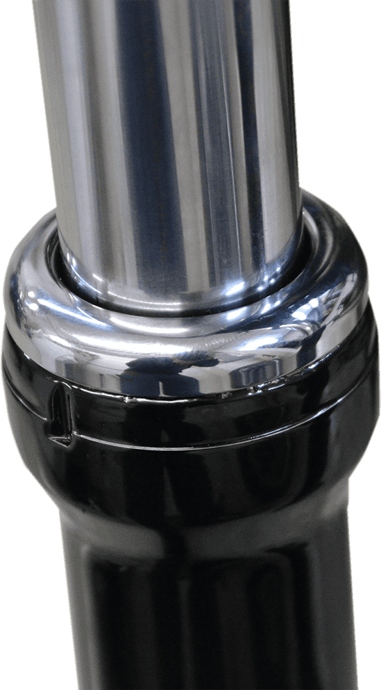 LA CHOPPERS 0406-0060 Fork Boot Cover - 39 mm - Chrome — image 2 of 2