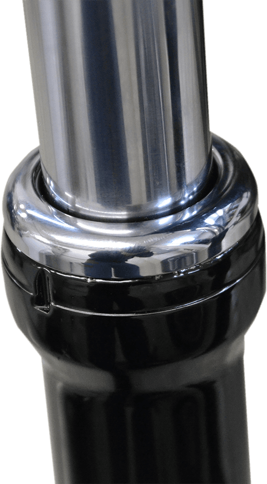 LA CHOPPERS 0406-0060 Fork Boot Cover - 39 mm - Chrome — image 2 of 2