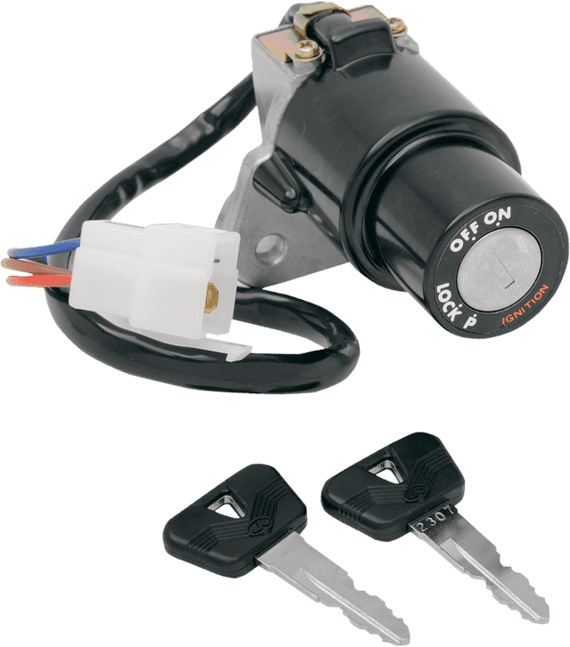 EMGO 40-71340 Ignition Switch with Key - Yamaha