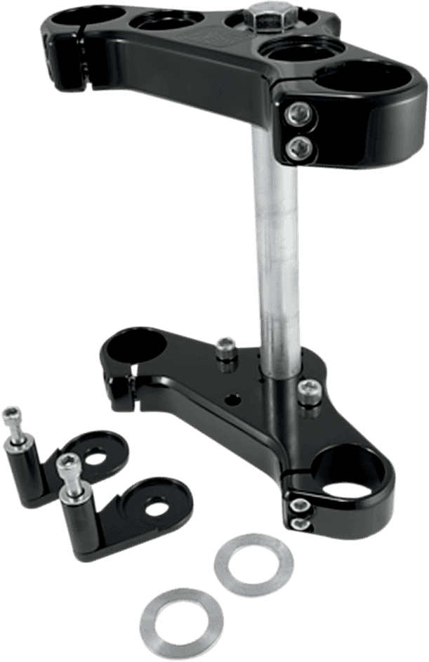SPEED MERCHANT 0408-0298 Triple Tree - 39 mm - Black - XL