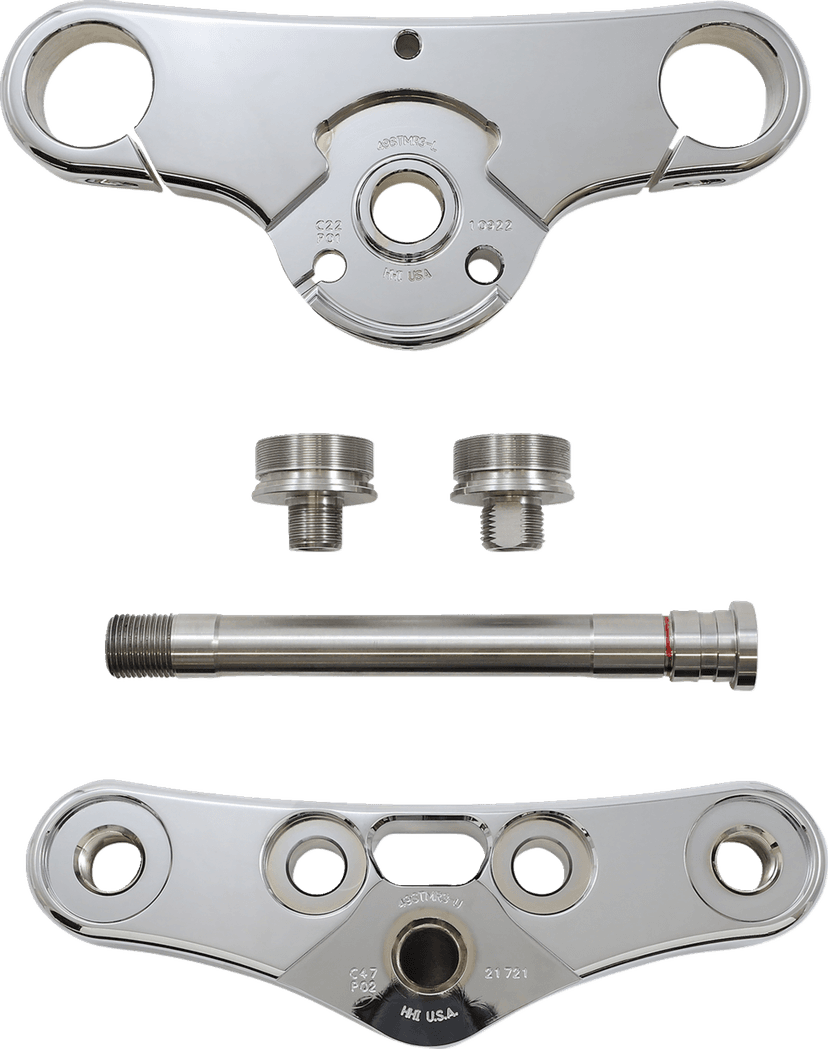 HAWG HALTERS 0408-0403 Triple Tree - 49 mm - Chrome — image 1 of 2
