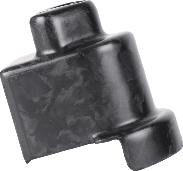 THRASHIN SUPPLY CO. 0408-0456 Cover Steering Lock - Matte Forged Carbon Fiber — image 2 of 9