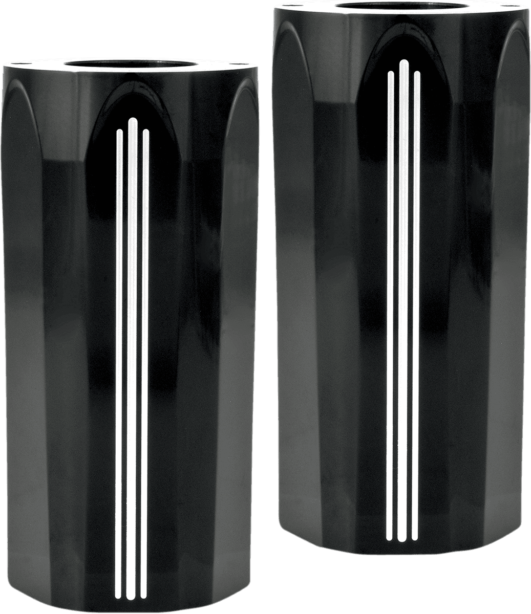 BARNETT 0411-0055 Fork Slider Covers - Contrast Cut - Tech