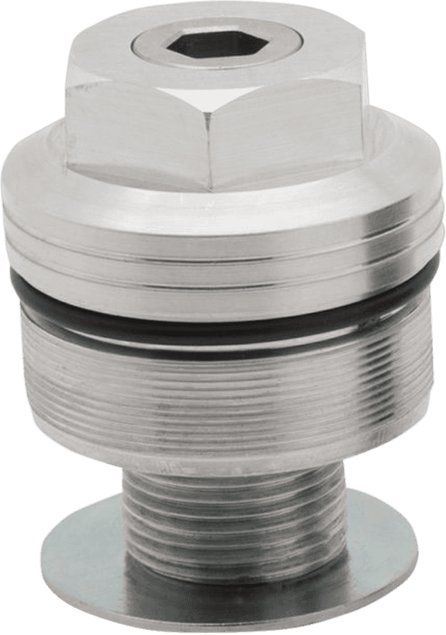 BURLY BRAND 0414-0465 Fork Preload Adjuster - 49 mm - Machined Aluminum