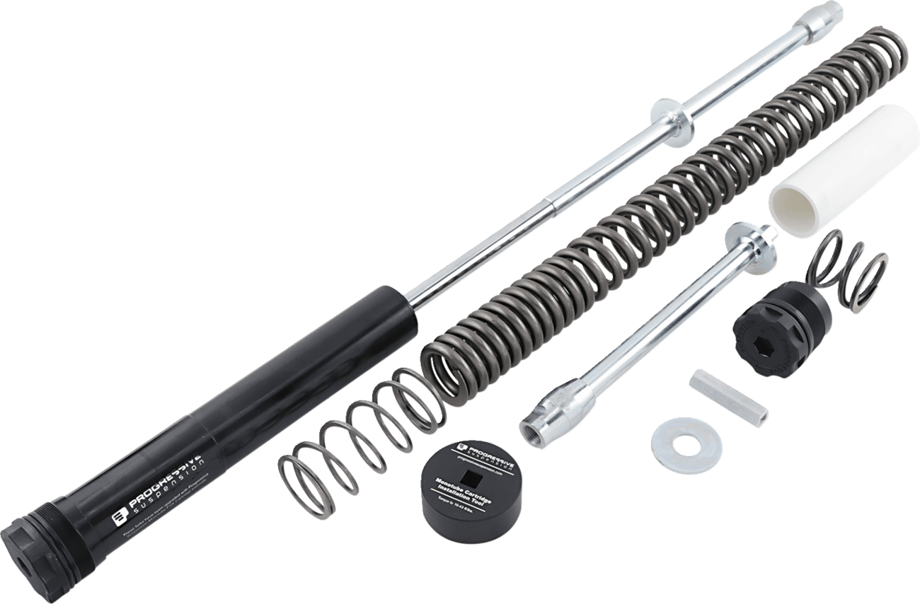 PROGRESSIVE SUSPENSION 0414-0593 Monotube Cartridge Fork Kit - 49 mm - Standard