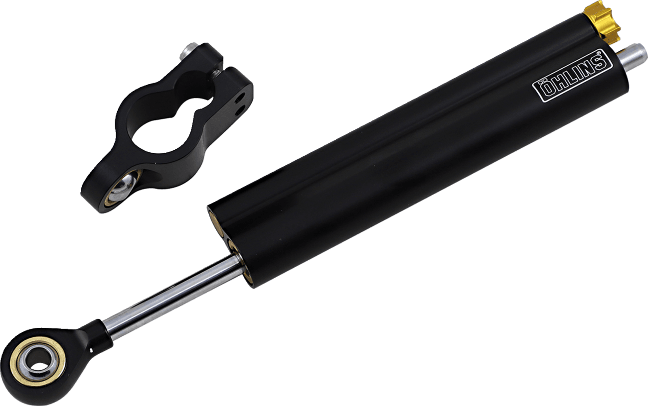 OHLINS 0414-0608 Steering Damper - 63 mm - Blackline Universal (SD007)