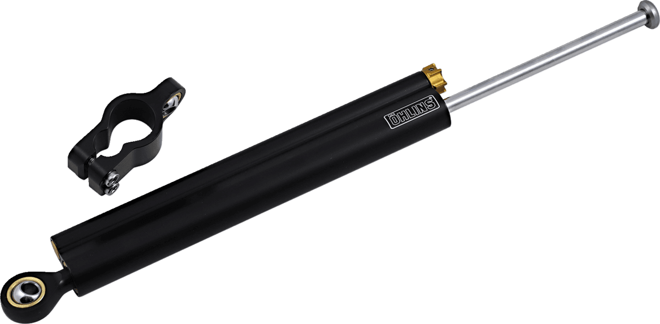 OHLINS 0414-0610 Steering Damper - 120 mm - Blackline Universal (SD010)