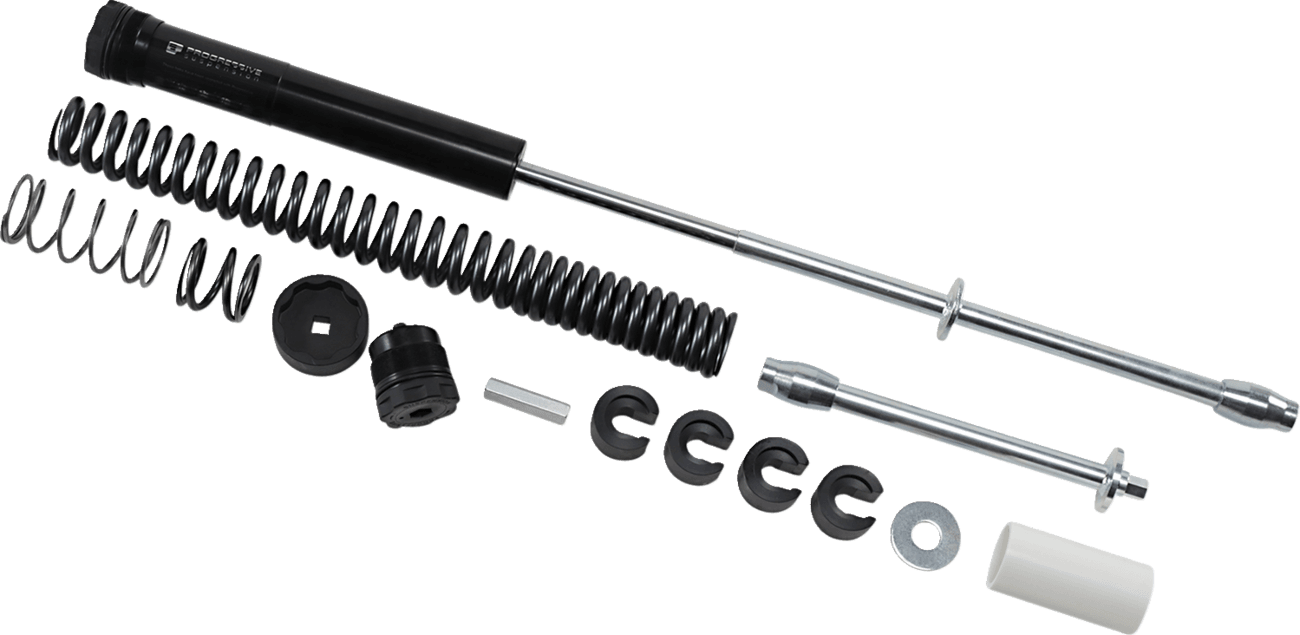 PROGRESSIVE SUSPENSION 0416-0104 Monotube Cartridge Fork Kit - 49 mm - Lowering