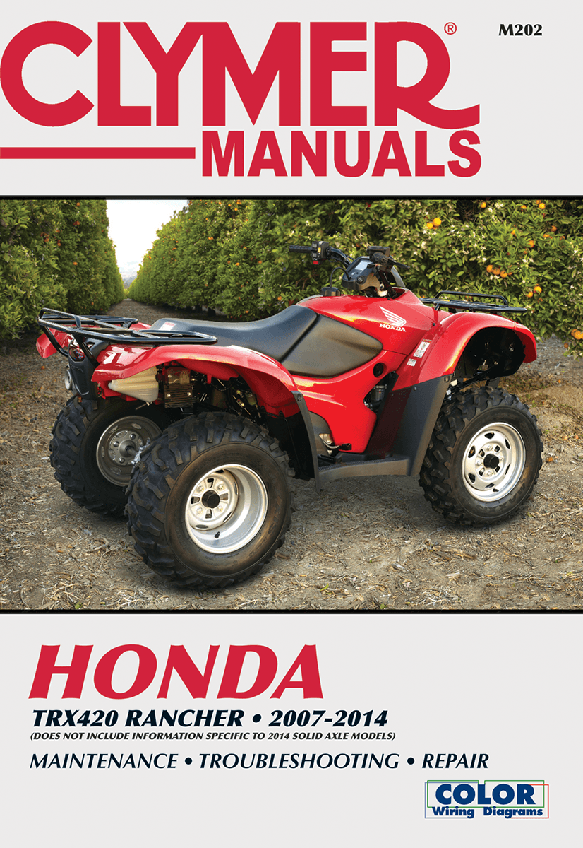 CLYMER 4201-0256 Manual - Honda - TRX420 '07-'14