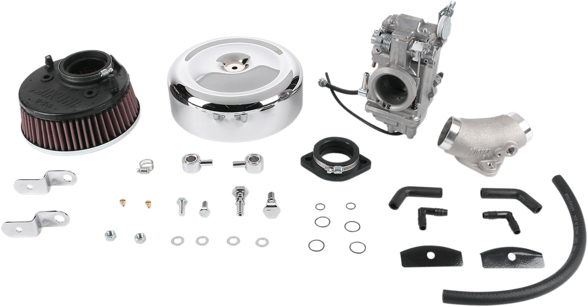 MIKUNI 42-19 Smoothbore Carburetor Total Kit - HSR42 - Twin Cam