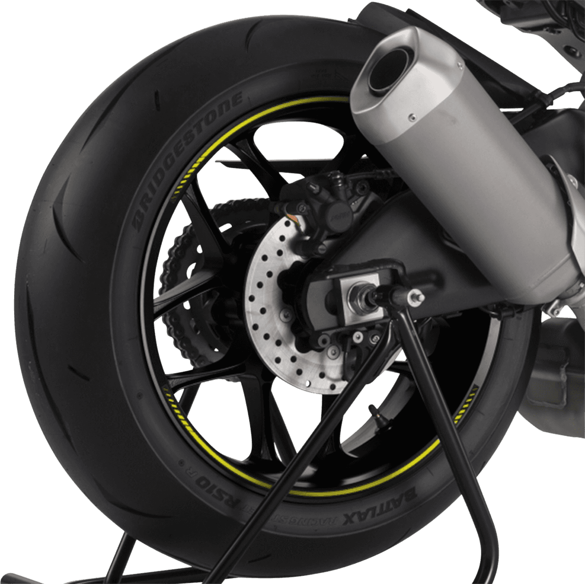 PUIG HI-TECH PARTS 4301-0716 Rim Strips - Yellow