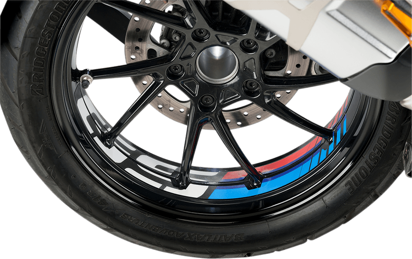 PUIG HI-TECH PARTS 4301-0721 GS Rim Strip - BMW - R1200/1250 GS — image 2 of 3
