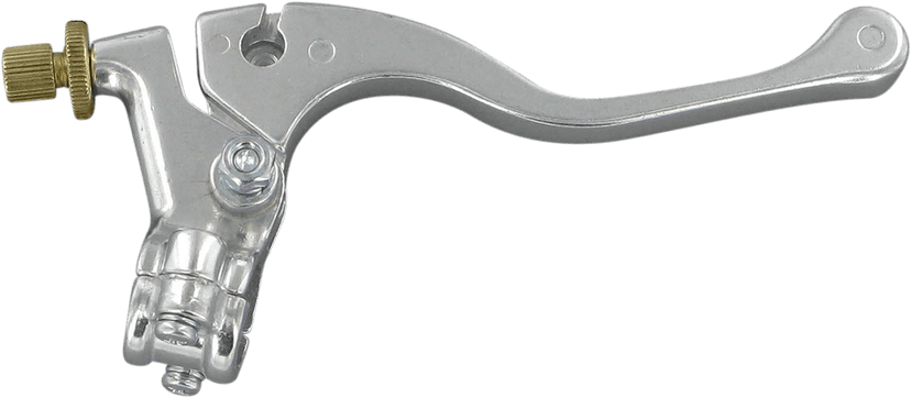 PARTS UNLIMITED 43-1101L Shorty Style Power Lever Assembly - Left Hand - Honda - Silver — image 2 of 2