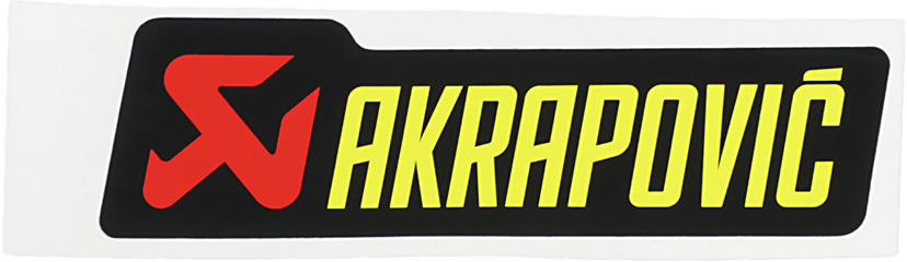 AKRAPOVIC 4320-0827 Replacement Sticker